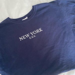 New York Cropped Tee